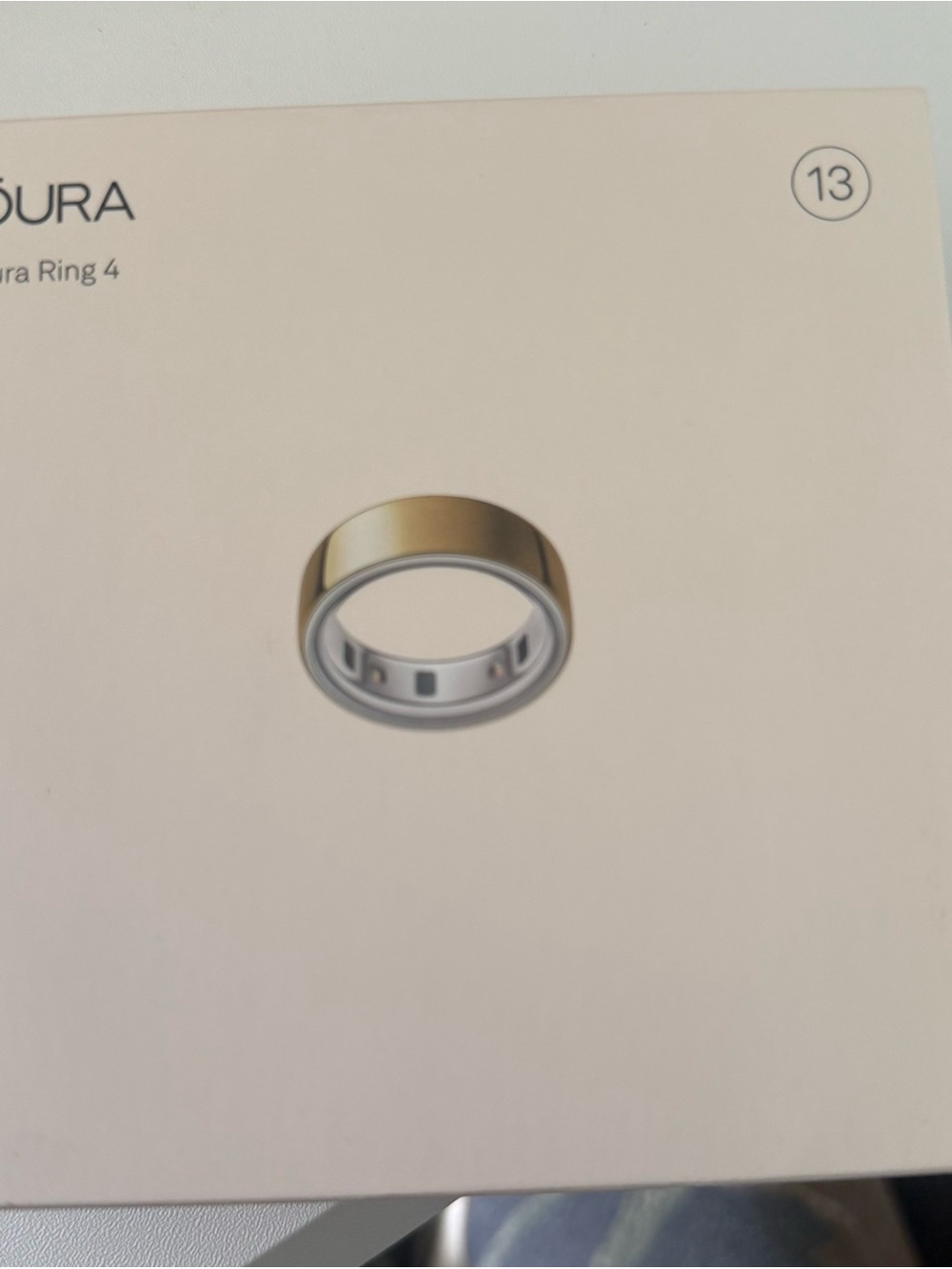 Oura Gold Ring Gen 4 - size 13